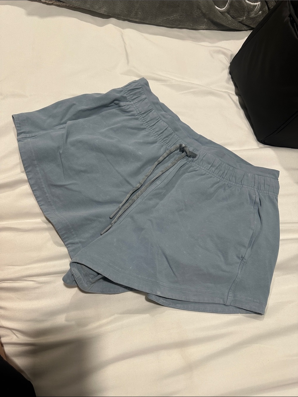Lululemon Light Blue Drawstring Shorts